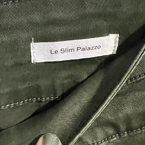 Frame Le Slim Olive Palazzo Denims - Sz. 31 - Picture 14 of 16